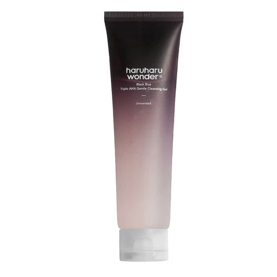 Haruharu Wonder Black Rice Triple AHA Gentle Cleansing Gel Unscented