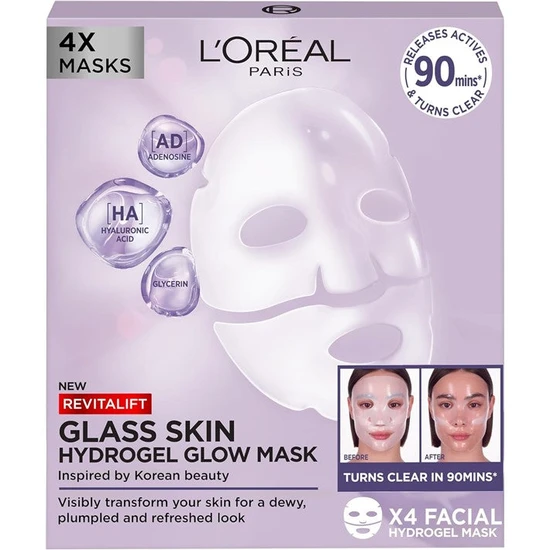 L'Oreal Paris Revitalift Glass Skin Hydrogel Glow Mask