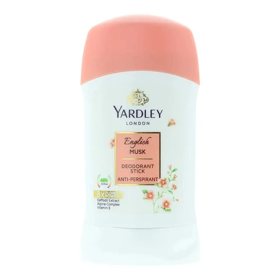 Yardley English Musk Anti-Perspirant Deodorant Stick 50Ml