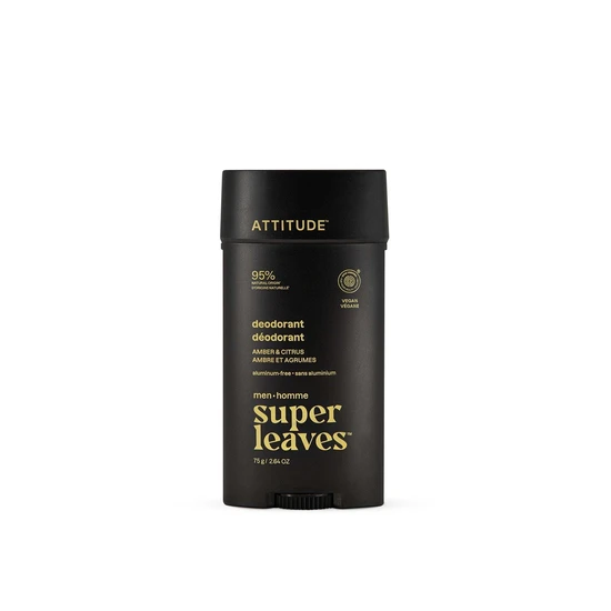 Attitude Super Leaves Men Deodorant Amber & Citrus