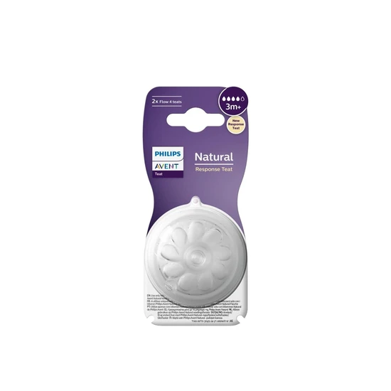 Philips Natural Response Baby Bottle Silicone Nipple Flow 4 3m+