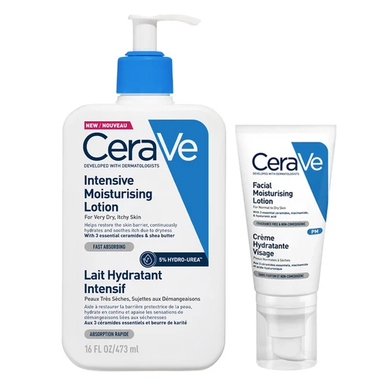 CeraVe Intensive Moisturising Lotion & Facial Moisturising Lotion No SPF Duo