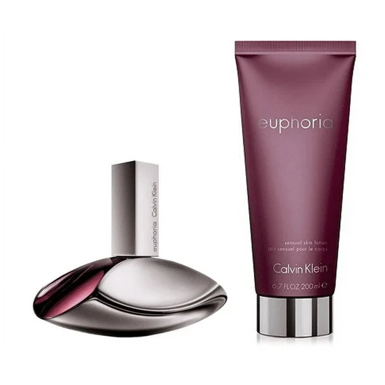 Calvin Klein Euphoria Gift Set 50ml Eau De Parfum + 100ml Body Lotion