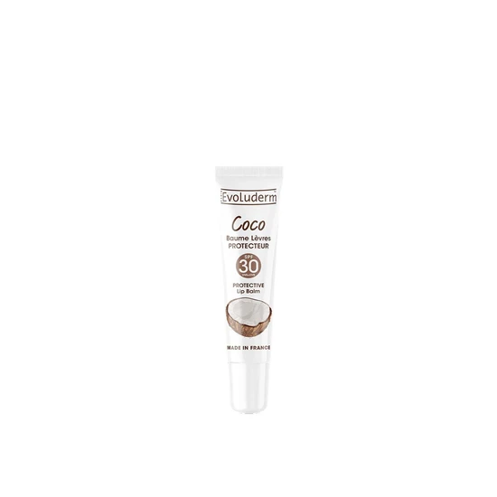 Evoluderm Protective Lip Balm SPF 30 Coconut