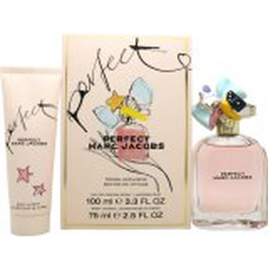 Marc Jacobs Perfect Gift Set 100ml Eau De Parfum + 75ml Body Lotion