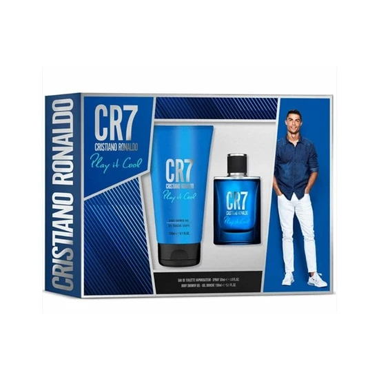 Cristiano Ronaldo CR7 Play It Cool Gift Set 30ml Eau De Toilette + 150ml Shower Gel