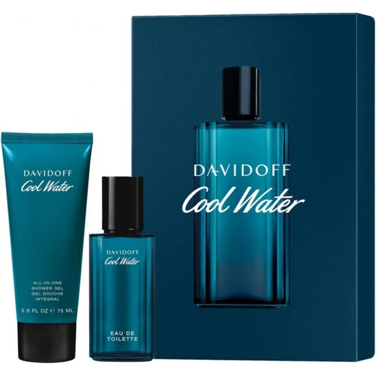 Davidoff Cool Water Eau De Toilette 40ml + Shower Gel 75ml Gift Set