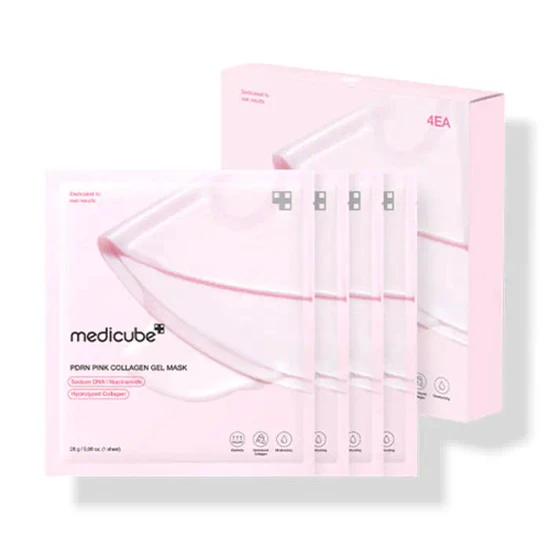 Medicube Pdrn Pink Collagen Gel Mask 4 Masks