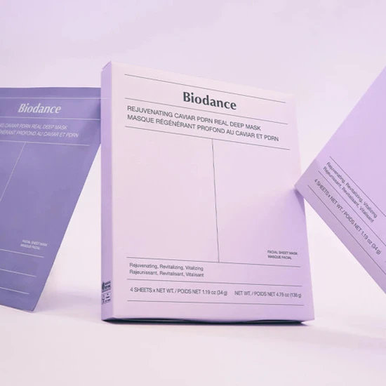 Biodance Rejuvenating Caviar PDRN Real Deep Mask Box