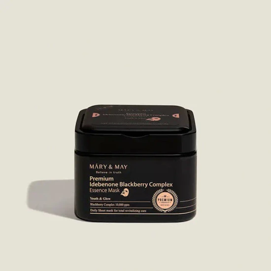 Mary & May Premium Idebenone + Blackberry Complex Ampoule Mask