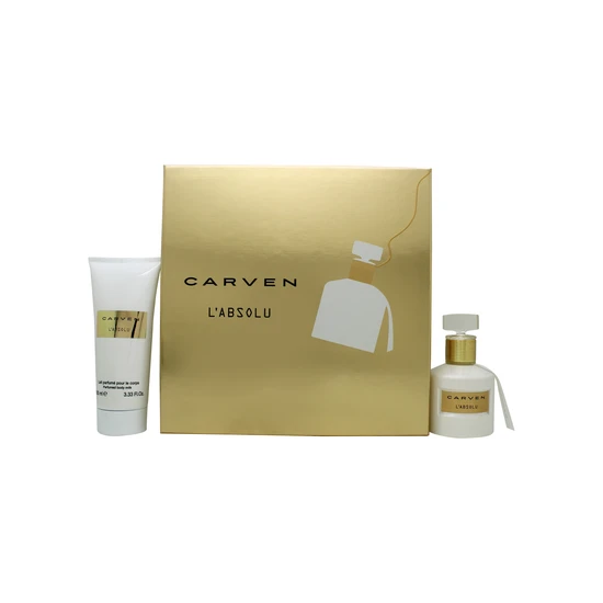 Carven L'absolu Eau De Parfum Gift Set 50Ml & 100Ml Body Milk