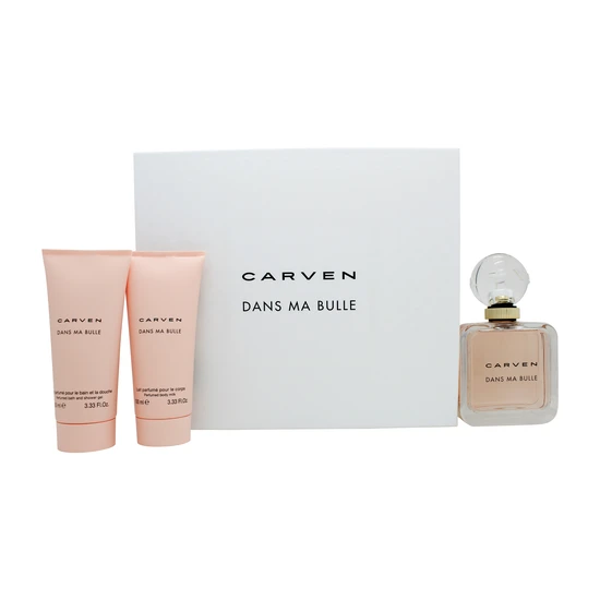 Carven Dans Ma Bulle Gift Set 100Ml Eau De Parfum, 100Ml Body Milk & 100Ml Shower Gel