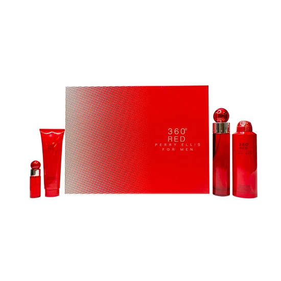 Perry Ellis 360 Red For Men Gift Set