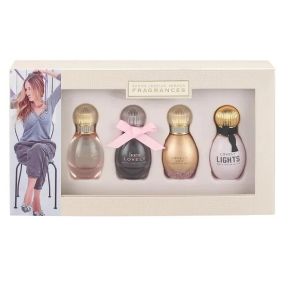Sarah Jessica Parker Mini Set 5ml Lovely Eau De Parfum + 5ml Born Lovely Eau De Parfum + 5ml Lovely You Eau De Parfum + 5ml Lovely Lights Eau De Parfum