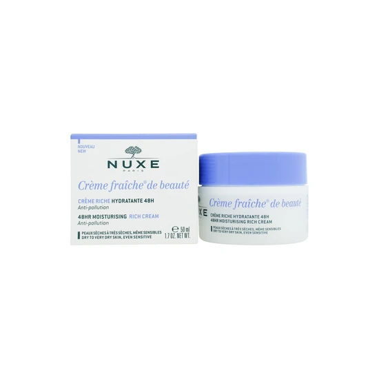Nuxe Creme Fraiche De Beaute 48HR Moisturising Rich Cream For Dry To Very Dry Sensitive Skin