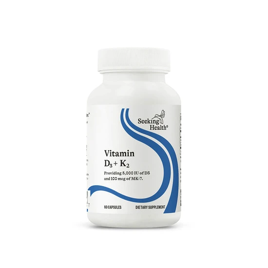 Seeking Health Vitamin D3+K2 Capsules