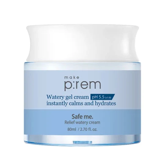 Makep:rem Safe Me. Relief Watery Cream