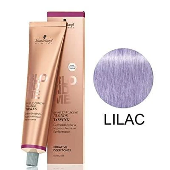 Schwarzkopf BlondMe Blonde Toning Cream Permanent Hair Colour T- Lilac