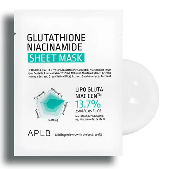 APLB Glutathione Niacinamide Sheet Mask
