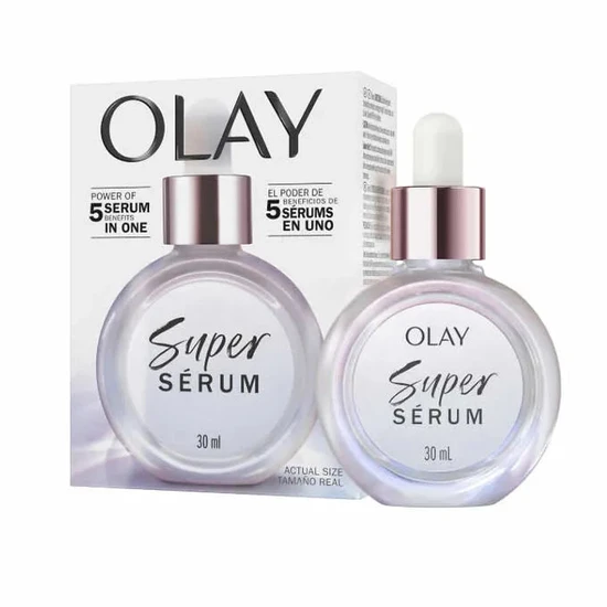 Olay Super Serum 5-in-1 Benefits Hydrating Face Serum