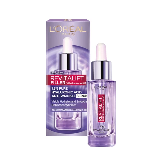L'Oreal Paris Revitalift Filler 1.5% Hyaluronic Acid Anti-Wrinkle Dropper Serum