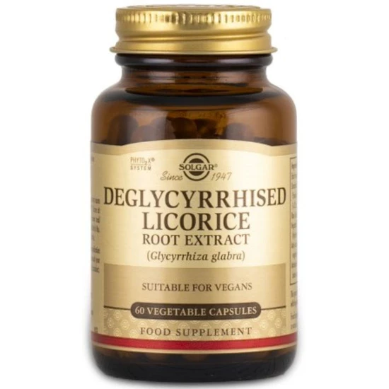 Solgar Deglycyrrhized Licorice Root Extract Vegicaps 60 Vegicaps