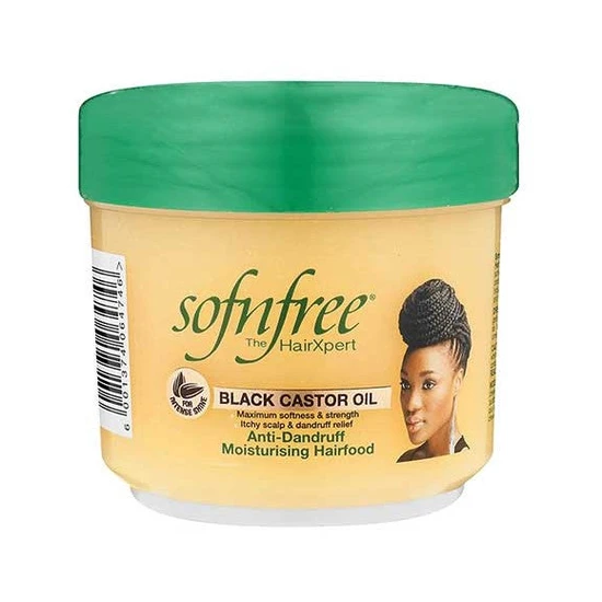 Sofn'Free Black Castor Oil Anti Dandruff Moisturising Hair Food
