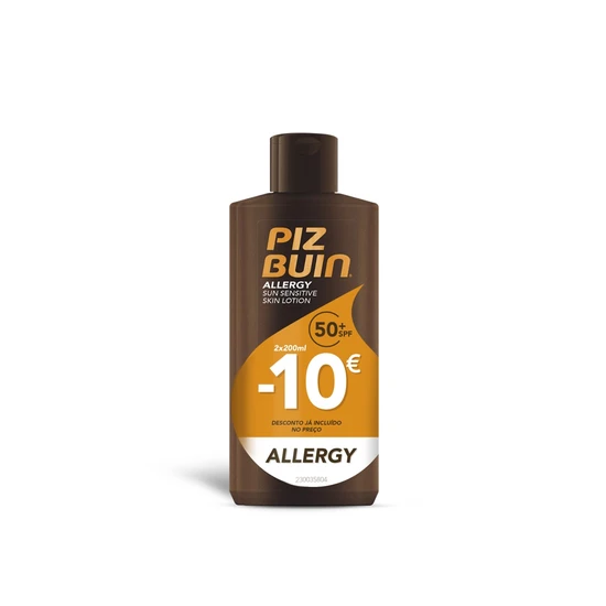 Piz Buin Allergy Sun Sensitive Skin Sunscreen Lotion Spf 50+ 2X200ml