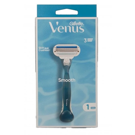 Gillette Venus Smooth Razor Handle & 1 Razor Cartridge