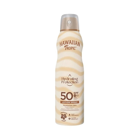 Hawaiian Tropic Hydrating Protection Sunscreen Lotion Spray 50SPF