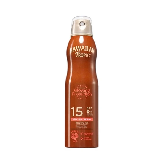 Hawaiian Tropic Glowing Protection Beautiful Tan Dry Oil Spray SPF 15