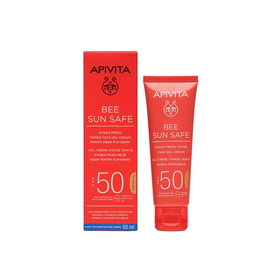 APIVITA Bee Sun Safe Hydra Fresh Tinted Face Gel-Cream SPF 50