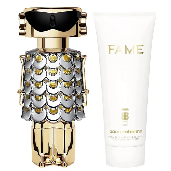 Paco Rabanne Fame Women's Perfume Gift Set 50ml Eau De Parfum + 75ml Body Lotion
