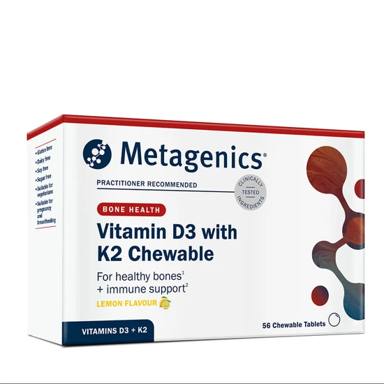 Metagenics Vitamin D3 With K2 Chewable Tablets 56 Tablets