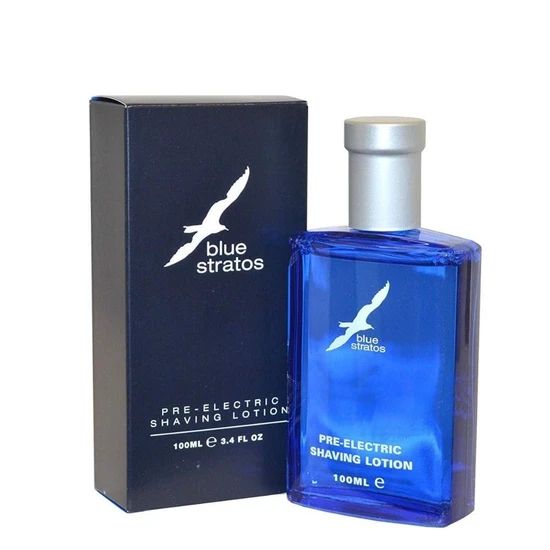 Blue Stratos Original Blue PreElectric Shaving Lotion