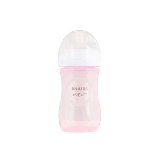 Philips Natural Response Baby Plastic Bottle 1m+ Pink
