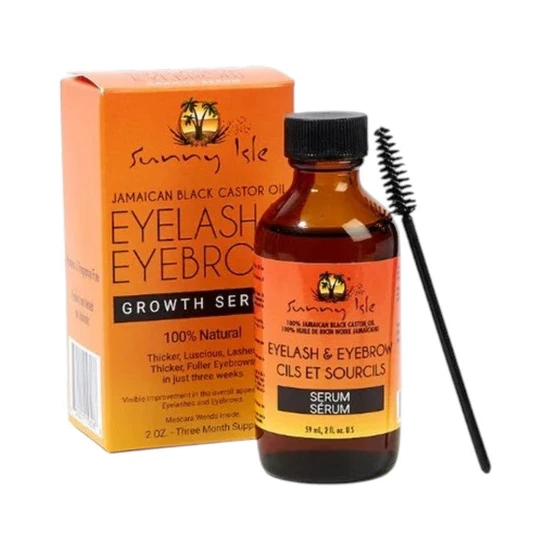 Sunny Isle Jamaican Black Castor Oil Eyelash & Eyebrow Growth Serum