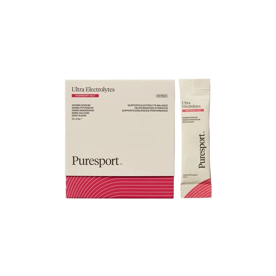 Puresport Ultra Electrolytes Raspberry Salt Sachets 30 Sachets