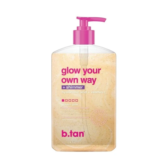 B Tan Glow Your Own Way Golden Glow Clear Gradual Tan Gel