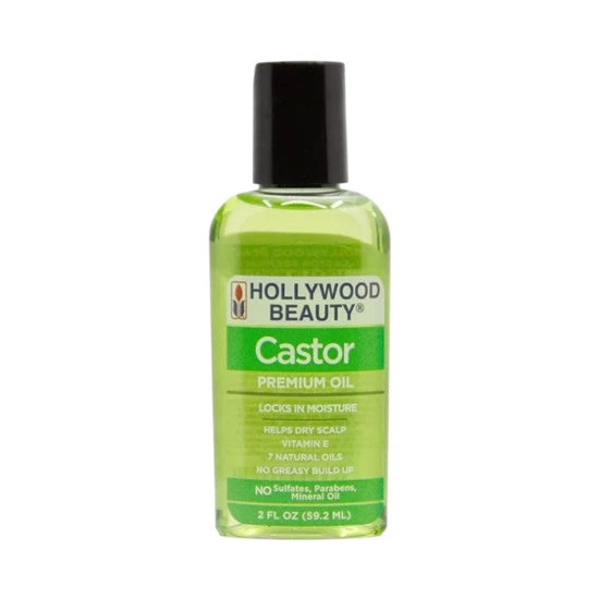 Hollywood Beauty Helps Dry Scalp Vitamin E Castor Premium Oil
