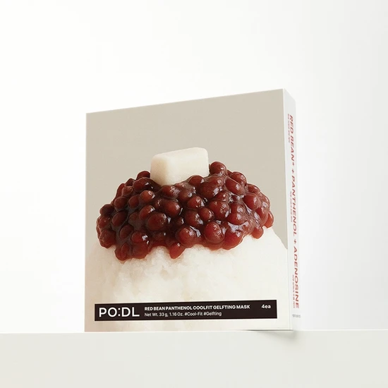 PO:DL PODL Red Bean Panthenol Coolfit Gelfting Mask