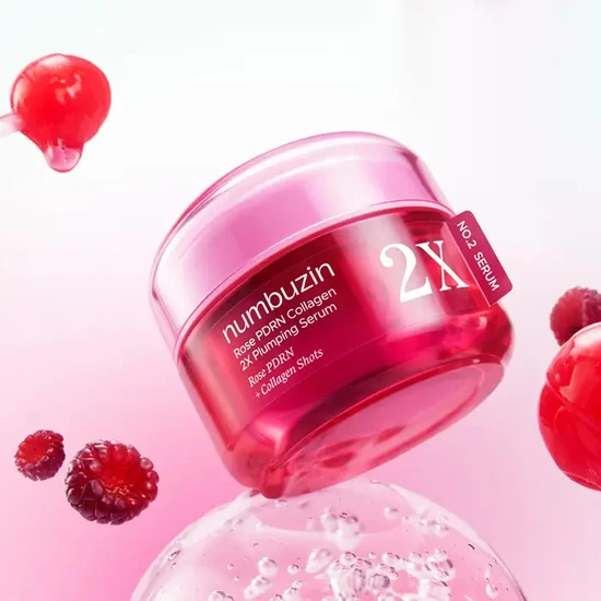 Numbuzin No. 2 Rose PDRN Collagen 2x Plumping Serum