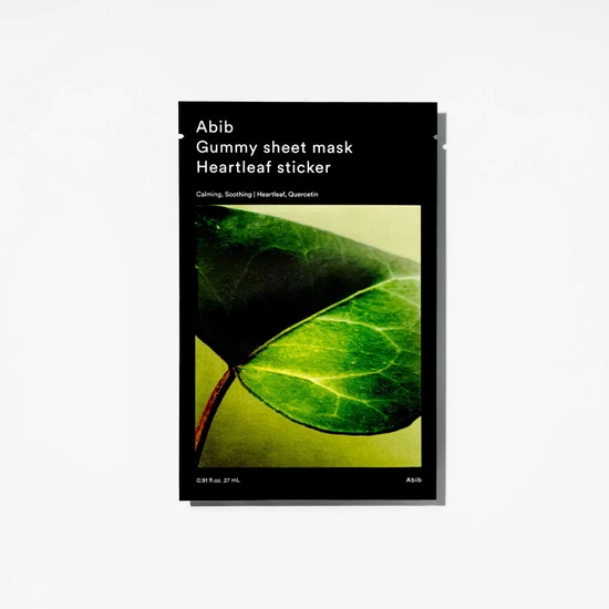 Abib Gummy Sheet Mask #heartleaf Sticker