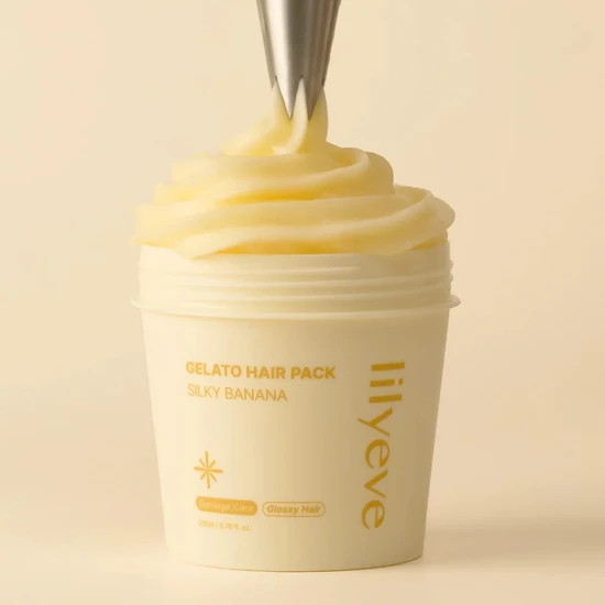 LILYEVE Gelato Hair Pack #silky Banana