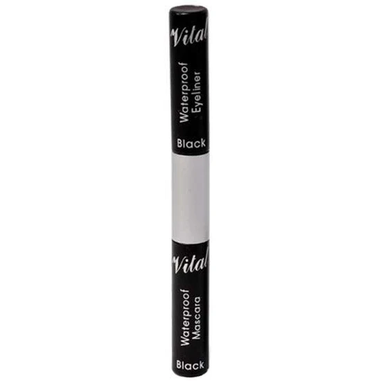 Vital Makeup Duo 2 In 1 Waterproof Mascara & Eyeliner