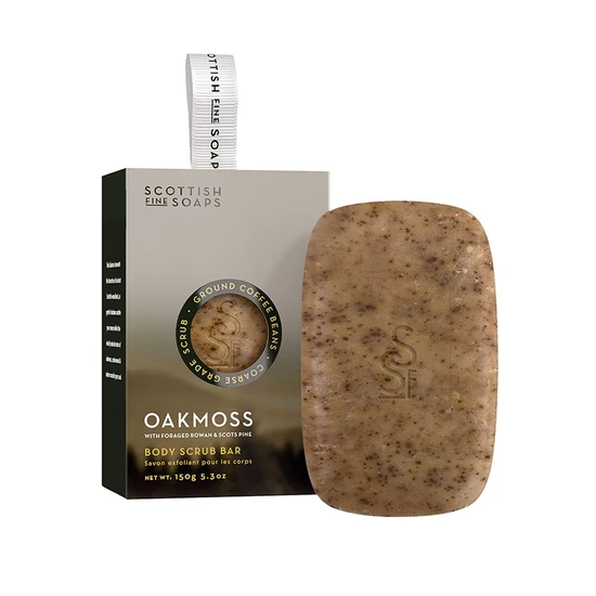 Scottish Fine Soaps Oakmoss Body Scrub Bar
