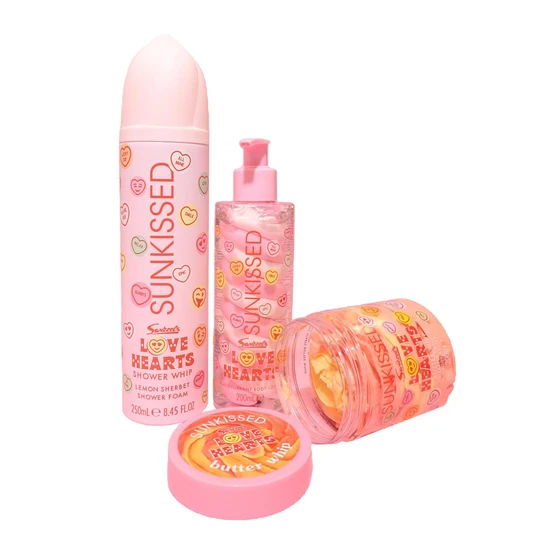 Sunkissed Love Hearts Mini Collection Bath & Body Gift Set