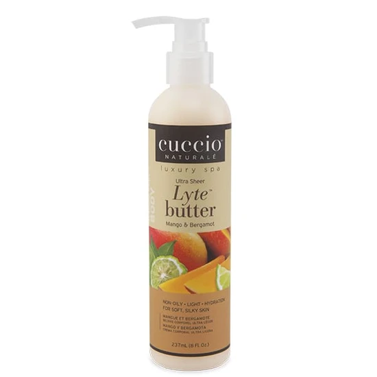 Cuccio Mango & Bergamot Lyte Body Butter