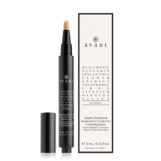 Able Adaptive Pearlescent Hyaluronic 2-1 Under Eye Correcting Serum