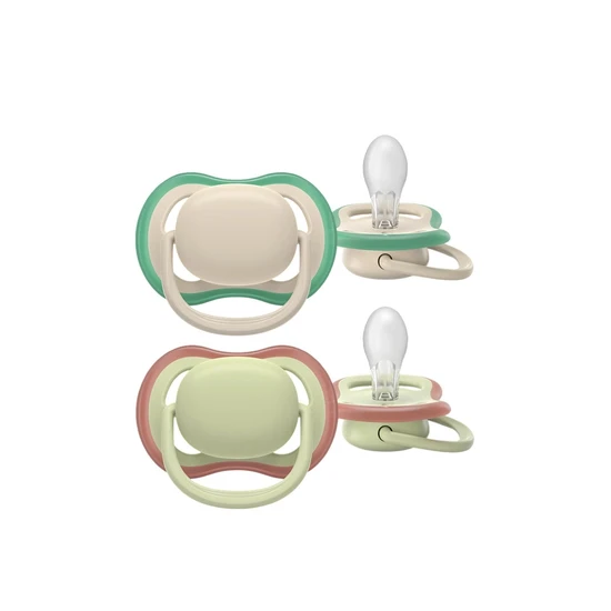 Philips Ultra Air Pacifier 6-18M Grey/Green X2